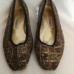 Caparros Beaded Flats 1" Heel